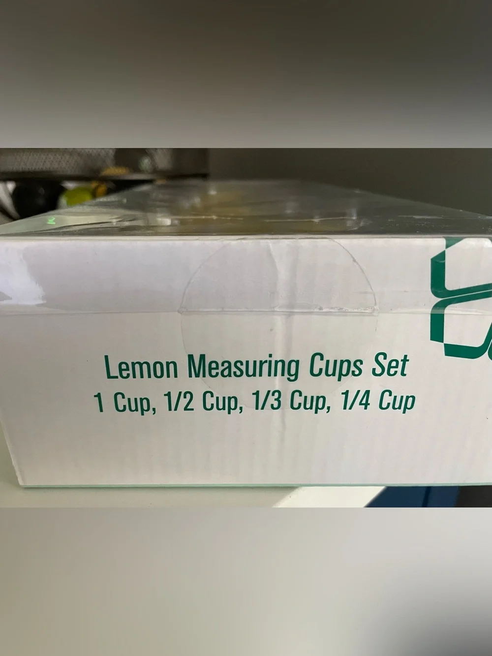 Trina Turk Ceramic Lemon Measuring Cups New in Box